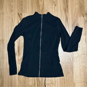 Nike Yoga Lux Dri-Fit - Black Full Zip-Up Jacket Small